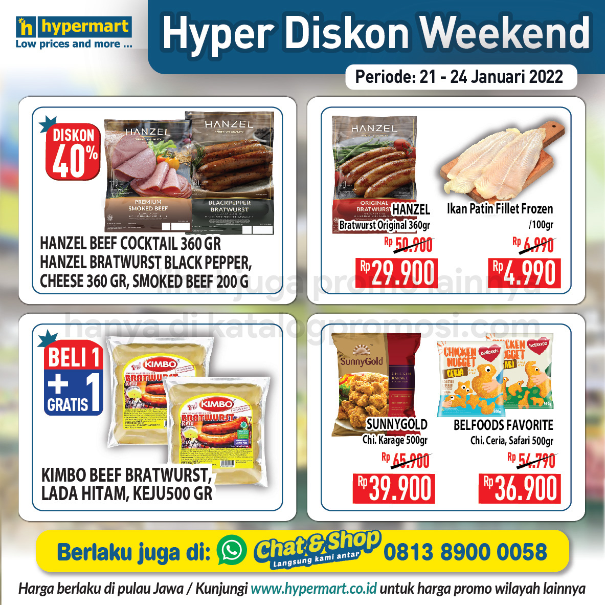 Promo Hypermart JSM Katalog Weekend periode 21-24 Januari 2022
