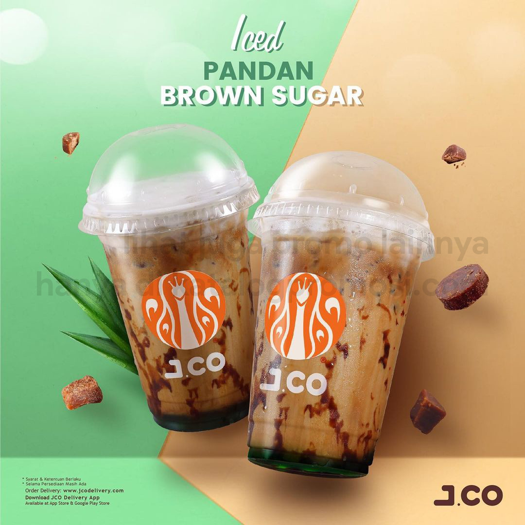 BARU! Iced Pandan Brown Sugar dari JCO