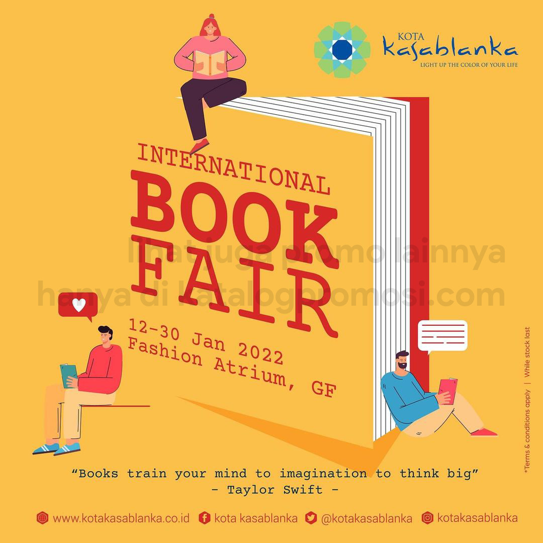 International Book Fair di KOTA KASABLANKA - Diskon hingga 90%