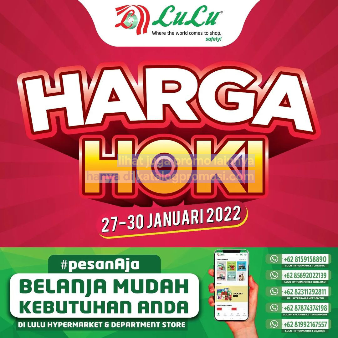 Promo LULU HYPERMARKET Katalog Weekend JSM HEMAT MINGGUAN periode 27-31 Januari 2022