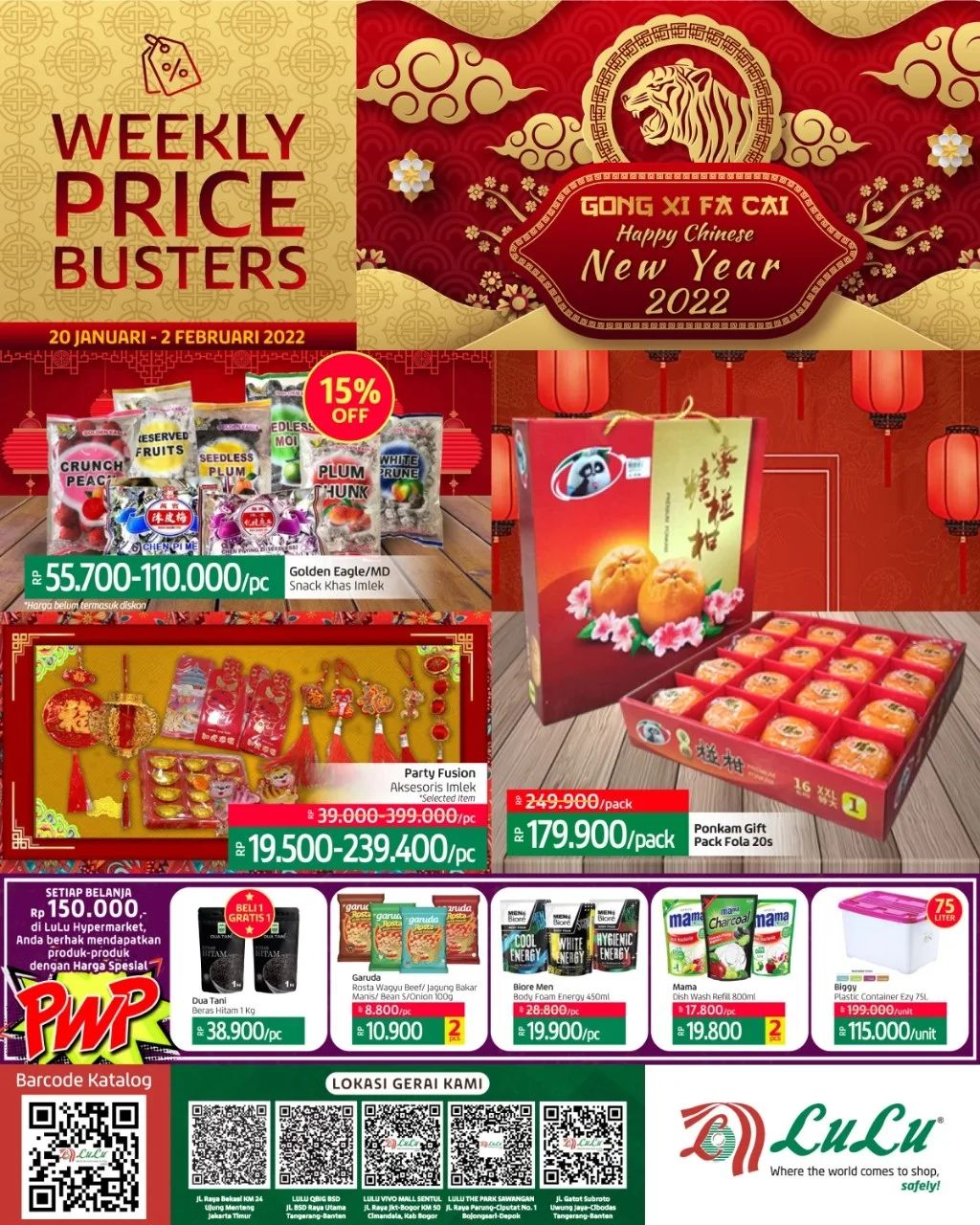 Katalog LuLu Hypermarket & Department Store Weekly Price Busters periode 20 Januari - 02 Februari 2022