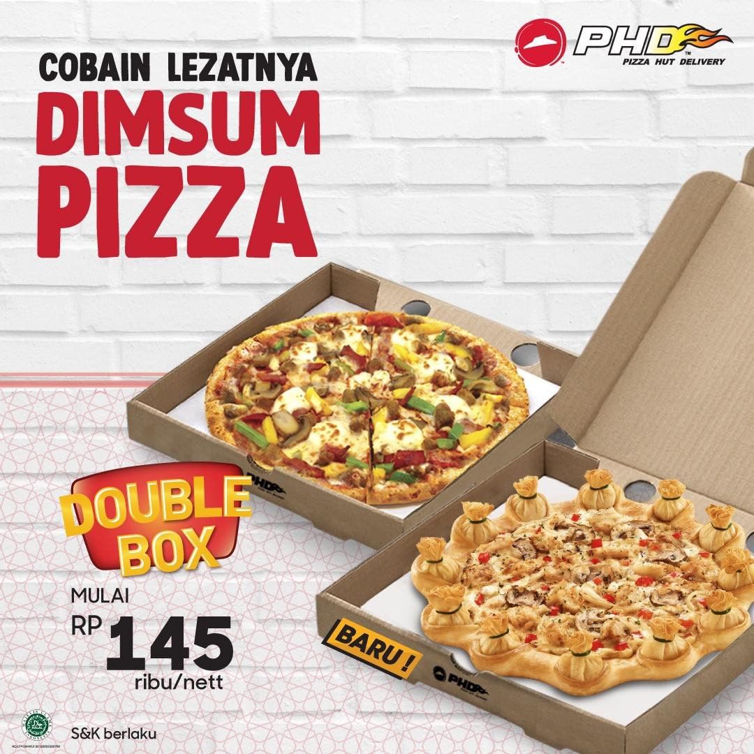 Promo PHD Double Box - kini bisa pilih Dimsum Pizza ~ Harga Mulai Rp. 145.000