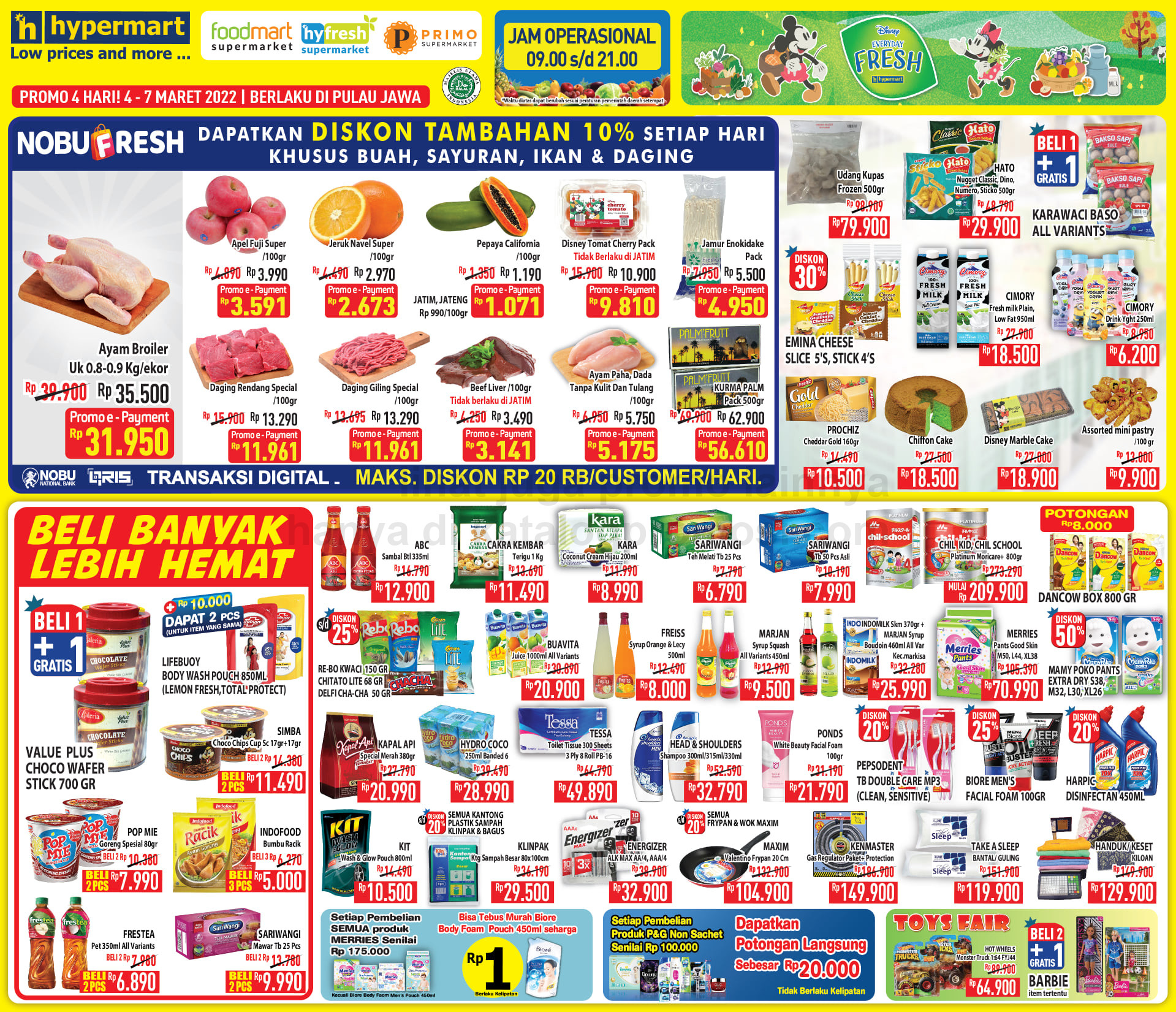 Promo Hypermart JSM Katalog Weekend periode 04-07 Maret 2022