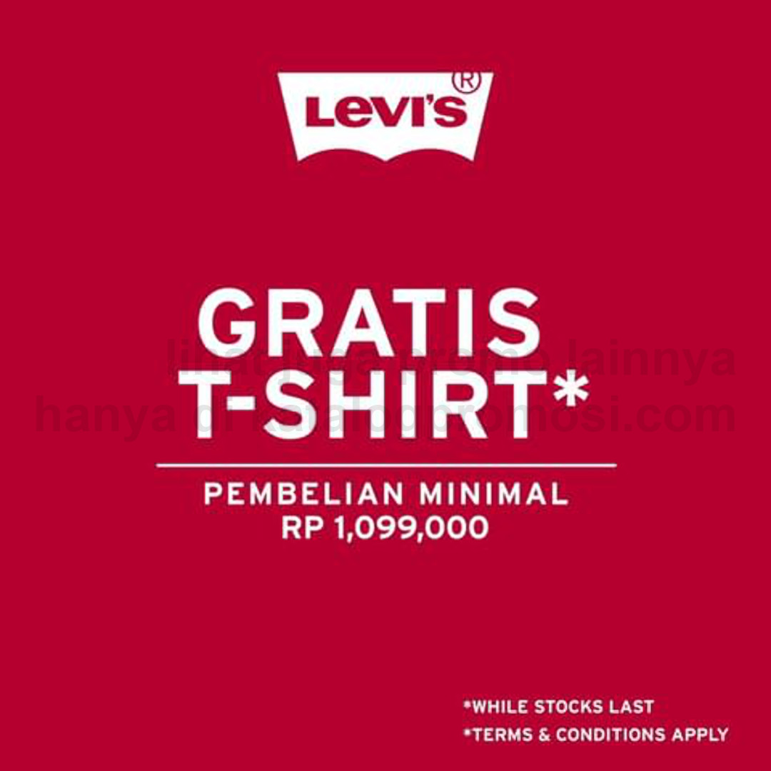 Promo LEVI'S GRATIS TSHIRT