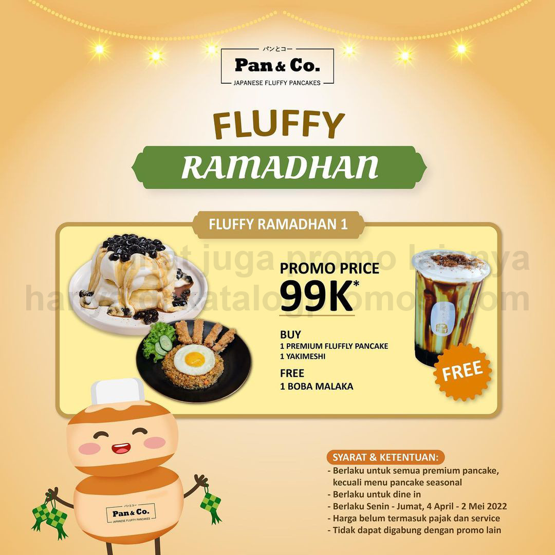 Promo PAN & CO FLUFFY RAMADHAN - PAKET SPESIAL mulai Rp. 99RIBUAN