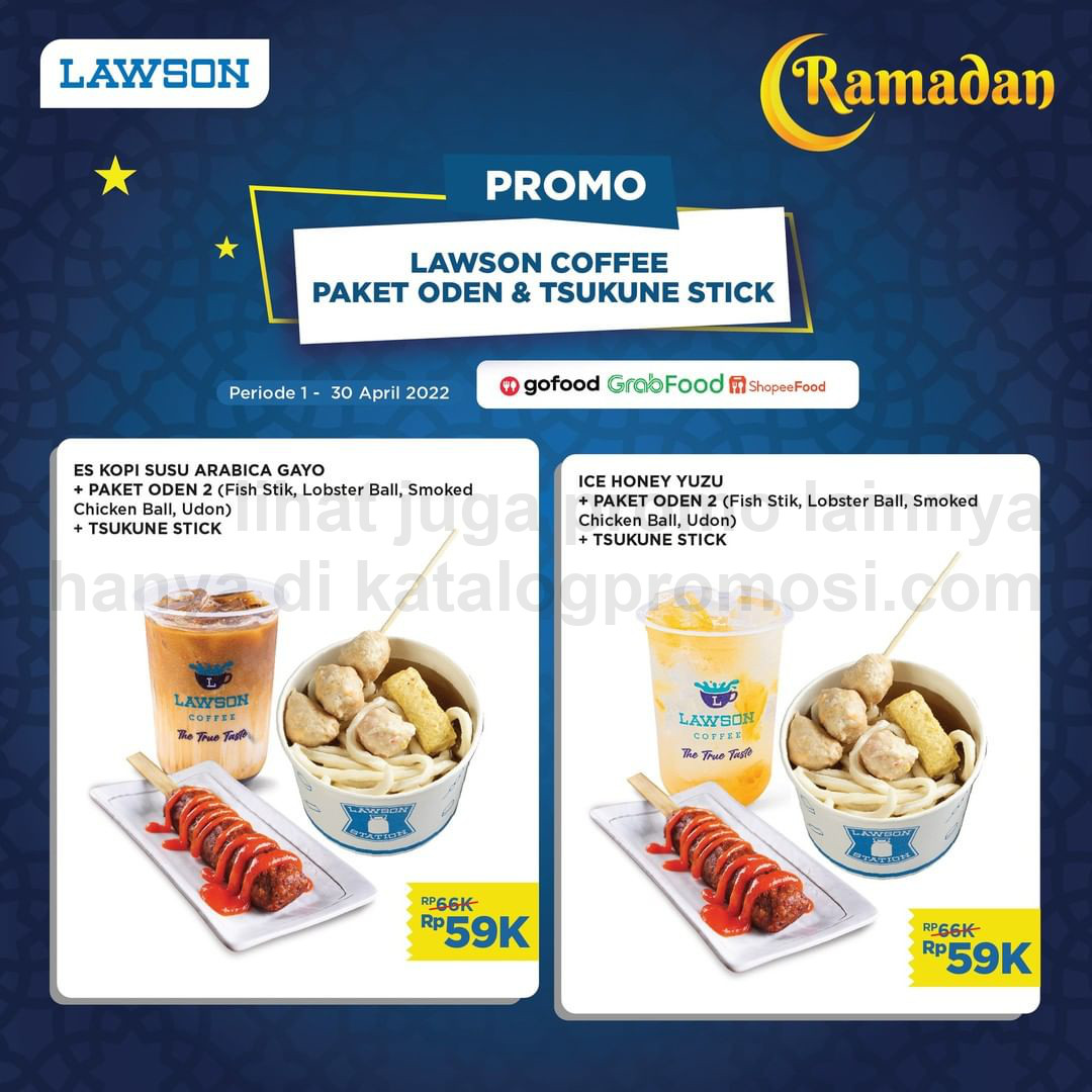 Lawson Promo Paket Lawson Coffee + Oden + Snack hanya Rp 59.000