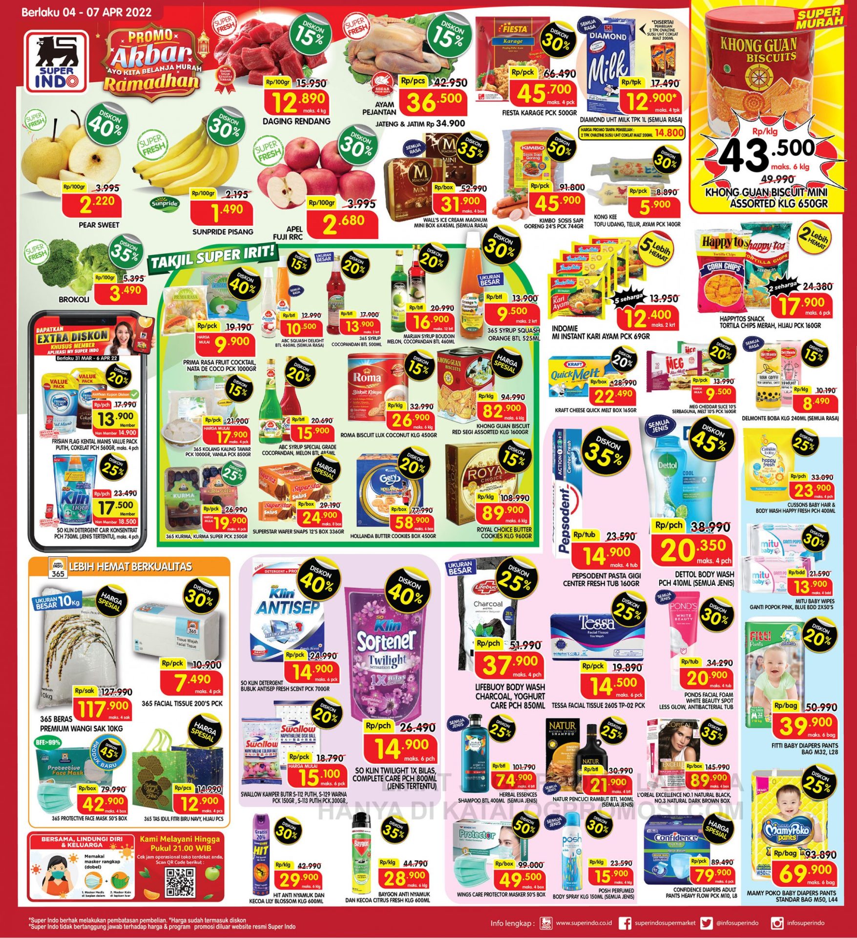 Promo Superindo Katalog Awal Pekan (Weekday) Periode 04-07 April 2022 ...