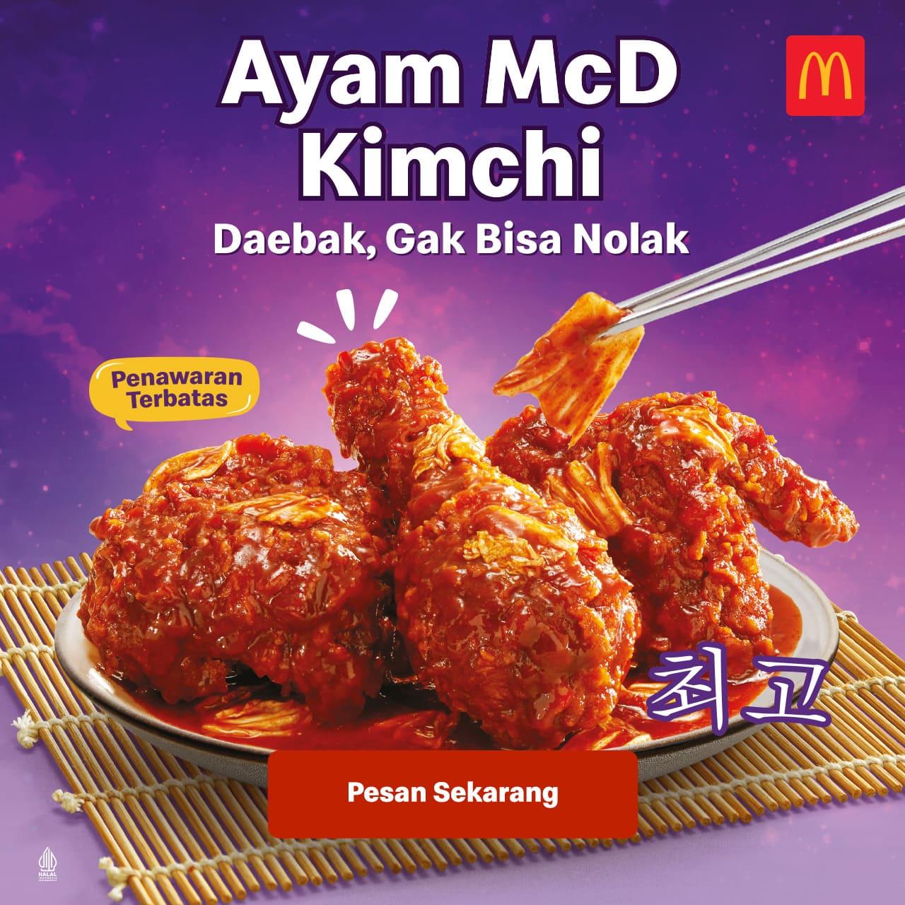 BARU! Ayam Kimchi MCD dari McDonald’s