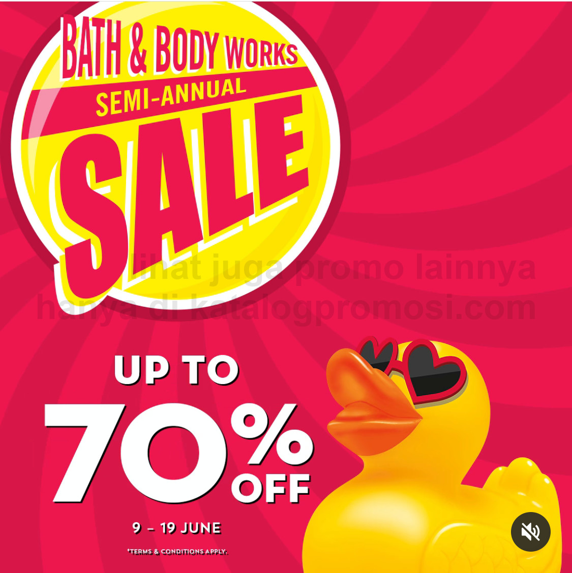 Promo BATH & BODY WORKS Semi-Annual Sale up to 70% off