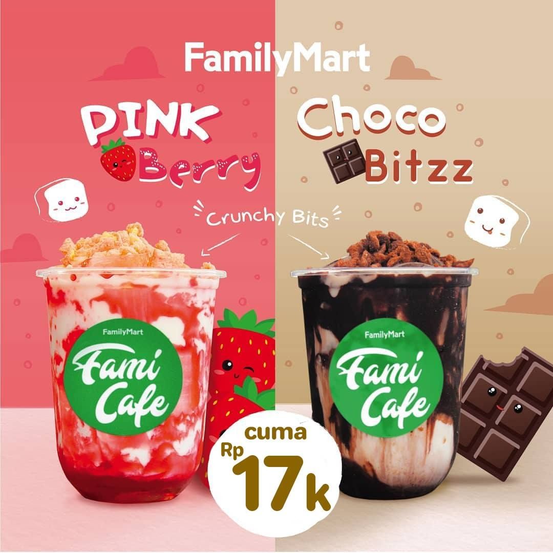 Promo FAMILYMART Mood Booster - Pinkberry atau Chocobitzz hanya Rp 17.000