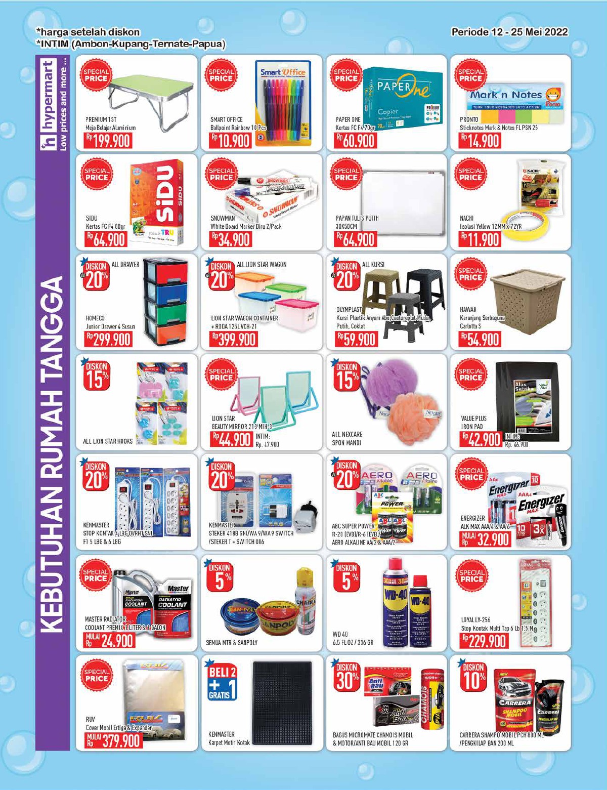 Promo Hypermart Katalog Belanja Mingguan periode 12-25 Mei 2022