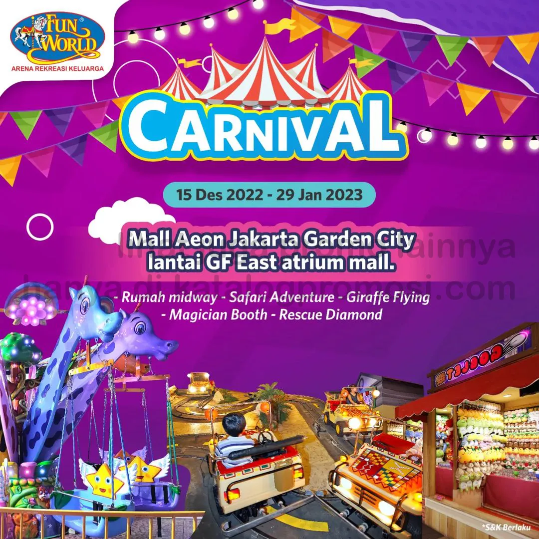 Funworld Carnival di AEON Jakarta Garden City