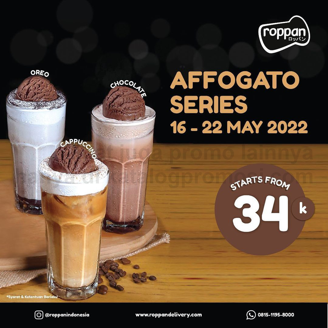Promo ROPPAN Special Price Affogato Series starts from 34.000