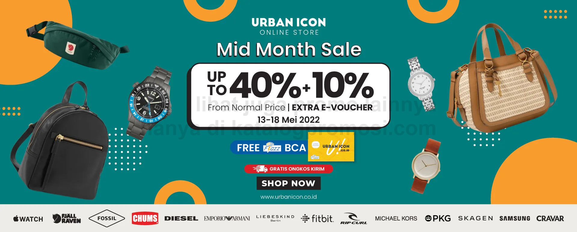 Promo URBAN ICON MID MONTH SALE - Discount Up To 40% Off* + 10% off