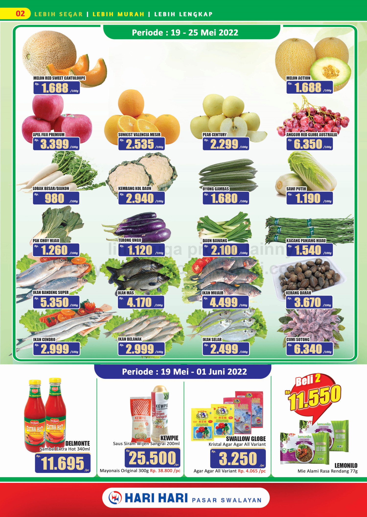 Promo Hari Hari Pasar Swalayan Katalog Mingguan Periode 19 Mei - 01 Juni 2022