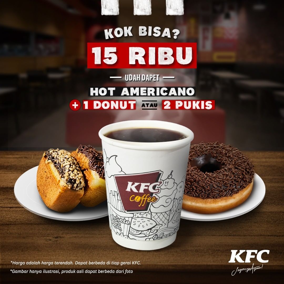 Promo KFC PAKET Kombo Coffee 2 - Harga Spesial mulai Rp. 15RIBUAN aja