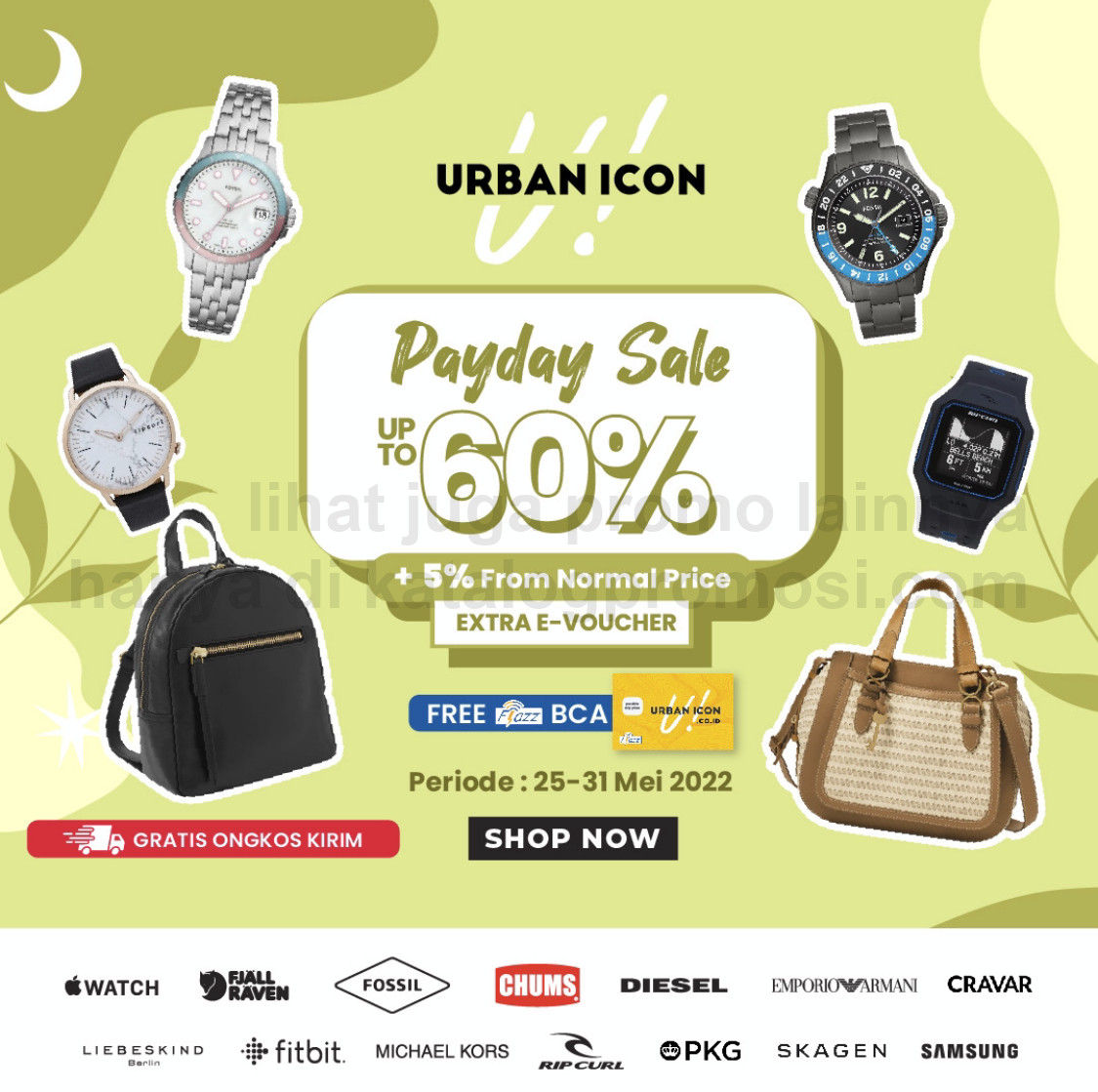 Promo Urban Icon Payday Sale - Discount up to 60% + 5%
