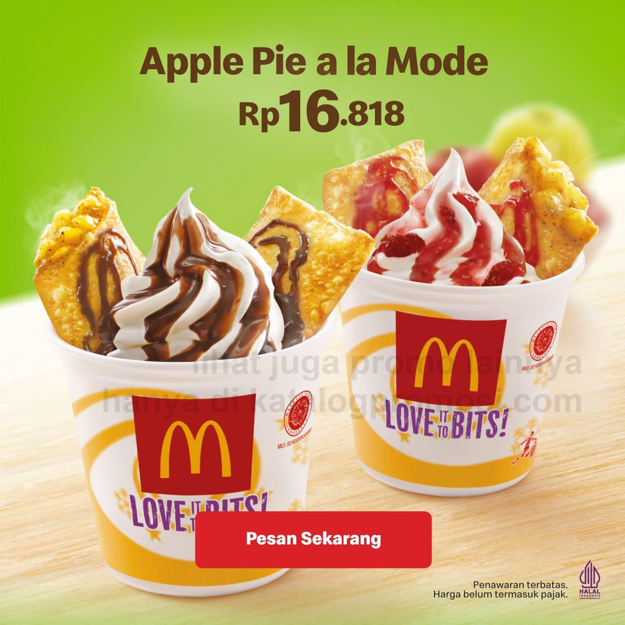 BARU! McDonalds Apple Pie A La Mode - Harga mulai Rp. 16.818