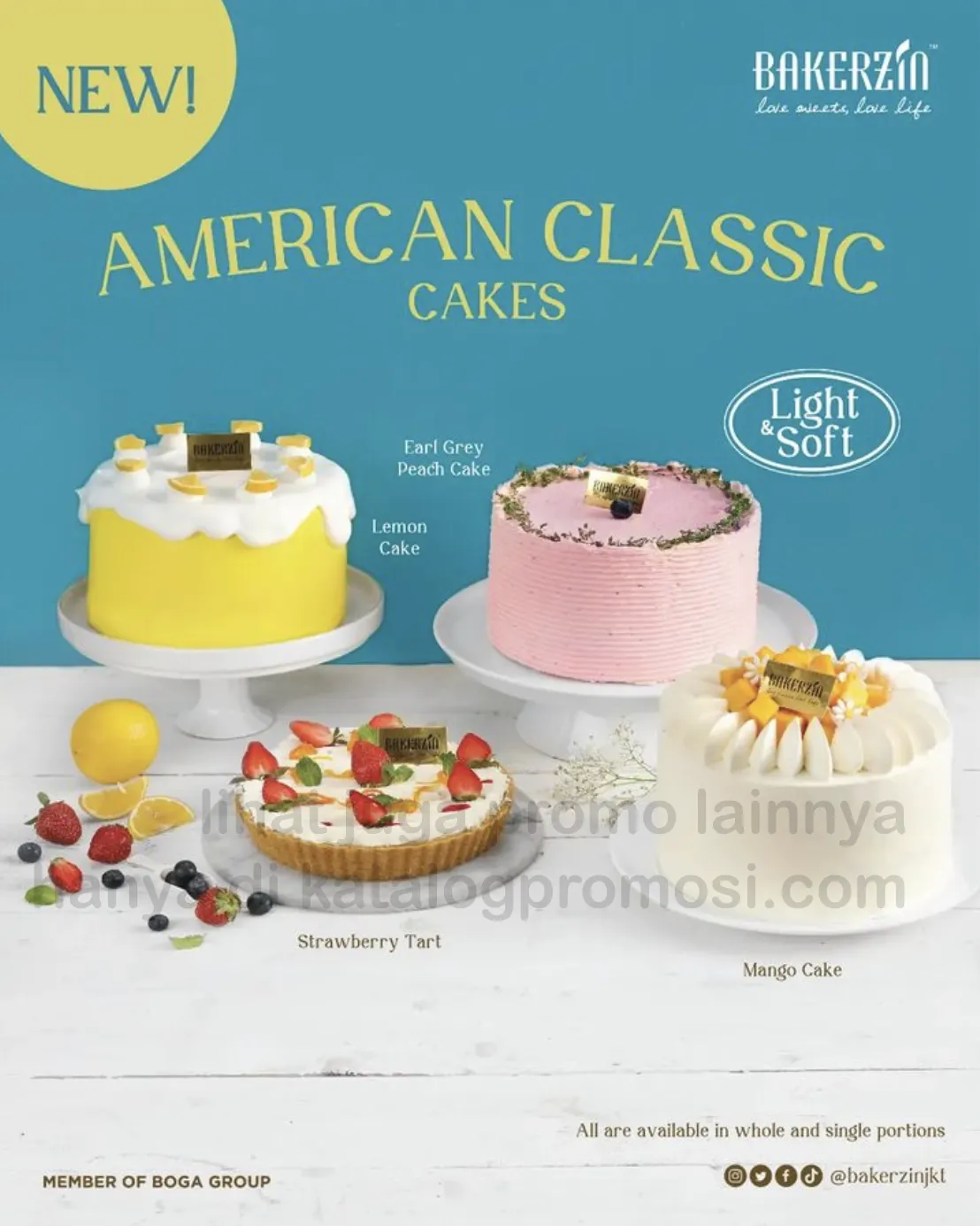 PROMO BAKERZIN NEW! American Classic Cakes