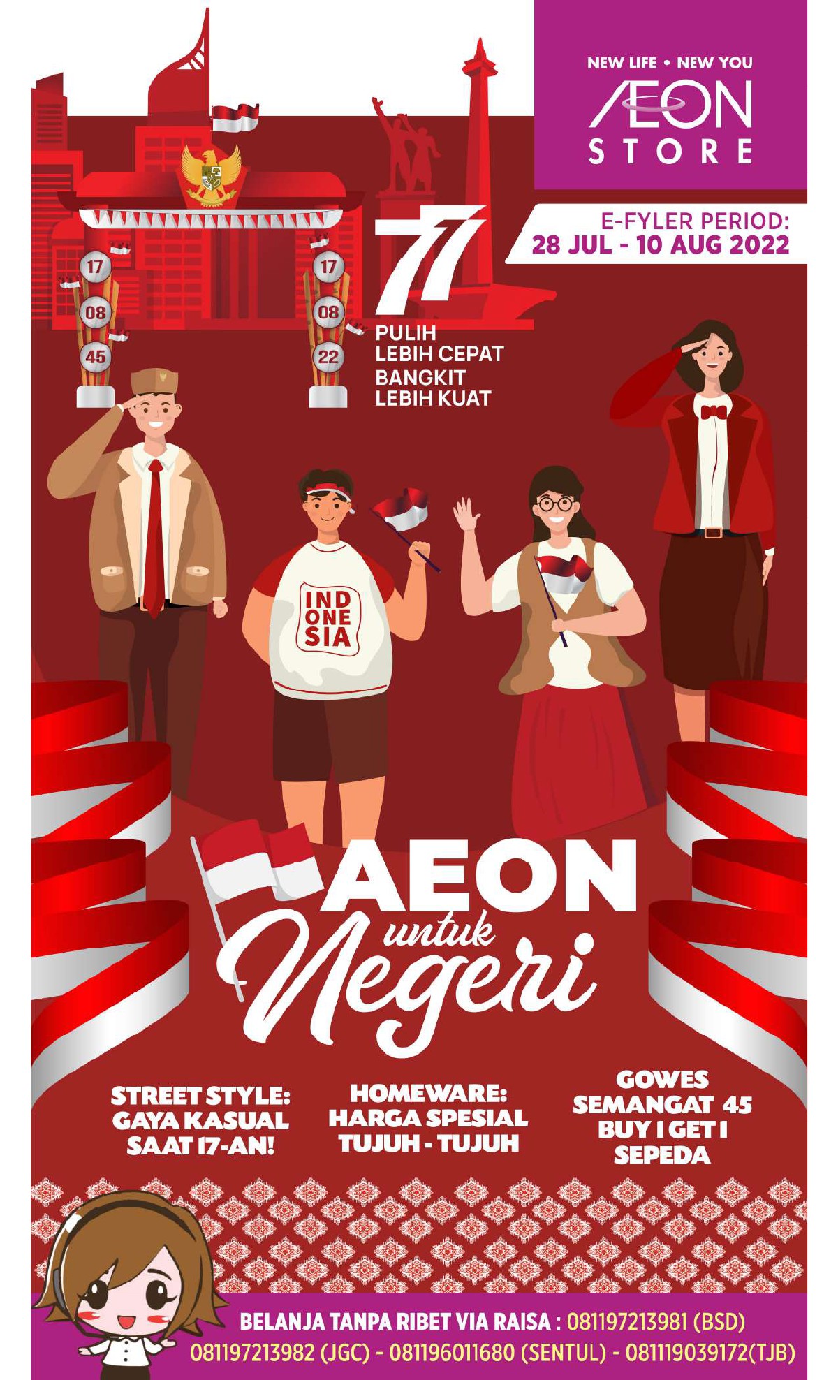 Katalog Promo Aeon Store Indonesia periode 28 Juli - 10 Agustus 2022