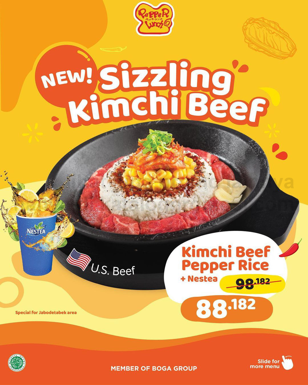 Promo PEPPER LUNCH ! MENU BARU - Sizzling Kimchi Beef