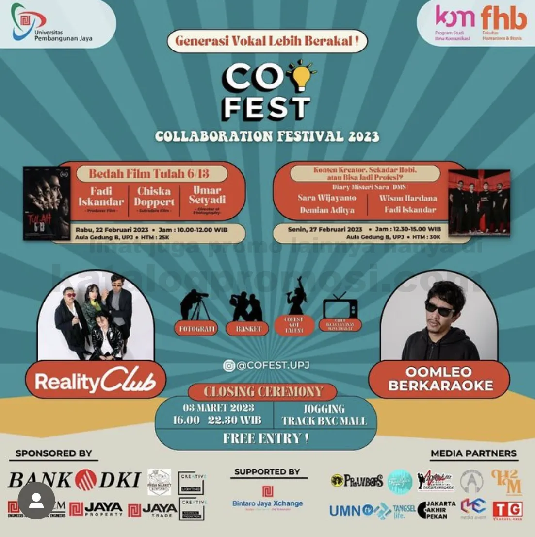 Collaboration Festival (CoFest) 2023: Suara Jiwa 90an di Bintaro Jaya Xchange Mall