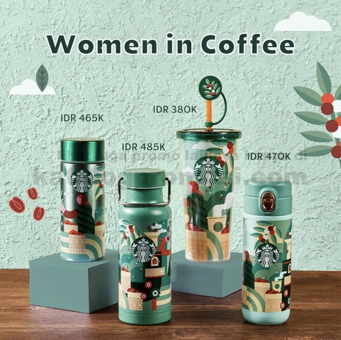Promo STARBUCKS 'Women in Coffee' tumbler collection