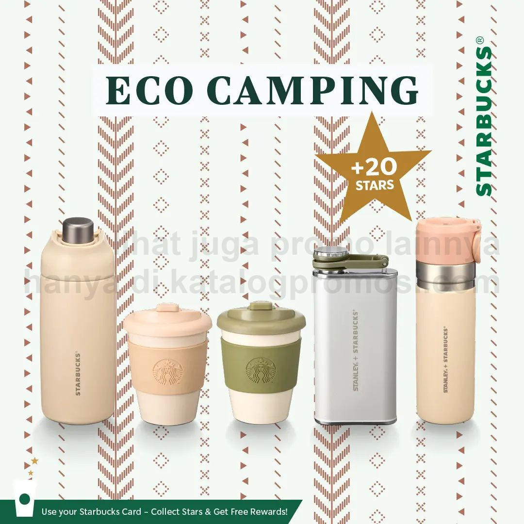 Promo STARBUCKS Eco Camping Merchandise