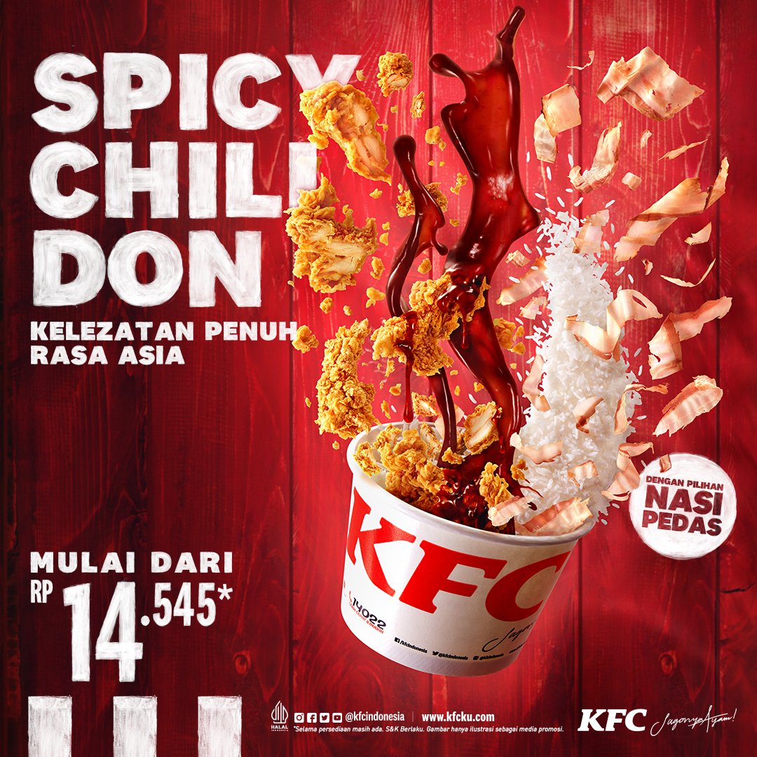 BARU! KFC Spicy Chili Don - Harga Spesial mulai Rp. 14.545