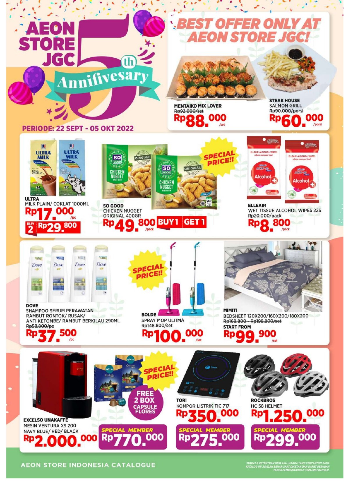 Katalog Promo Aeon Store Indonesia periode 22 September - 05 Oktober 2022
