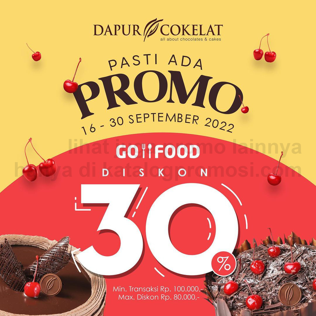 DAPUR COKELAT Pasti Ada Promo - DISKON 30% khusus pemesanan via GOFOOD