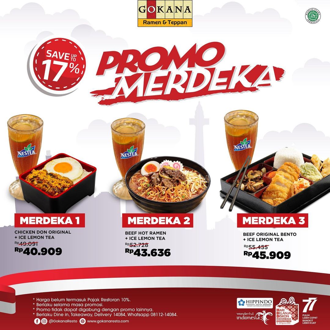 GOKANA Promo MERDEKA - Harga Spesial Paket Merdeka mulai dari Rp 40.909