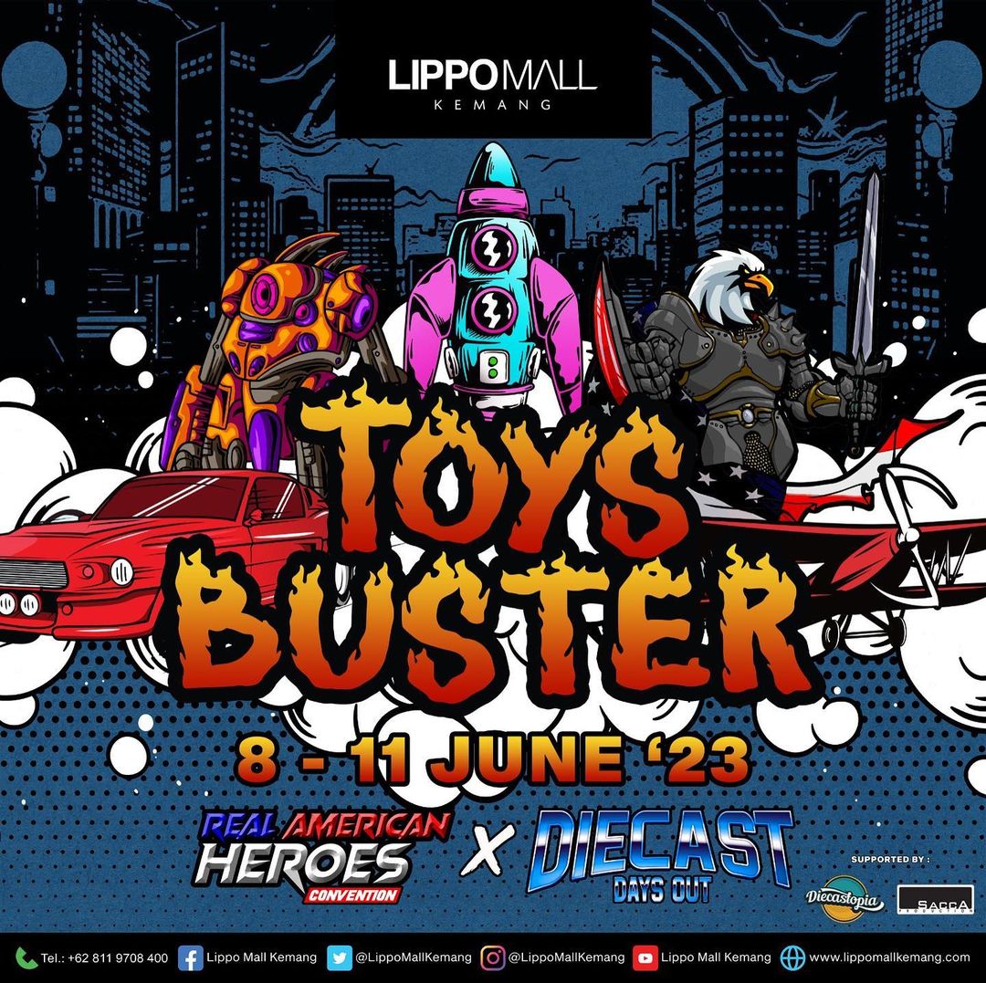 Lippo Mall Kemang present Toys Buster - Real American Heroes X Diecast Days Out