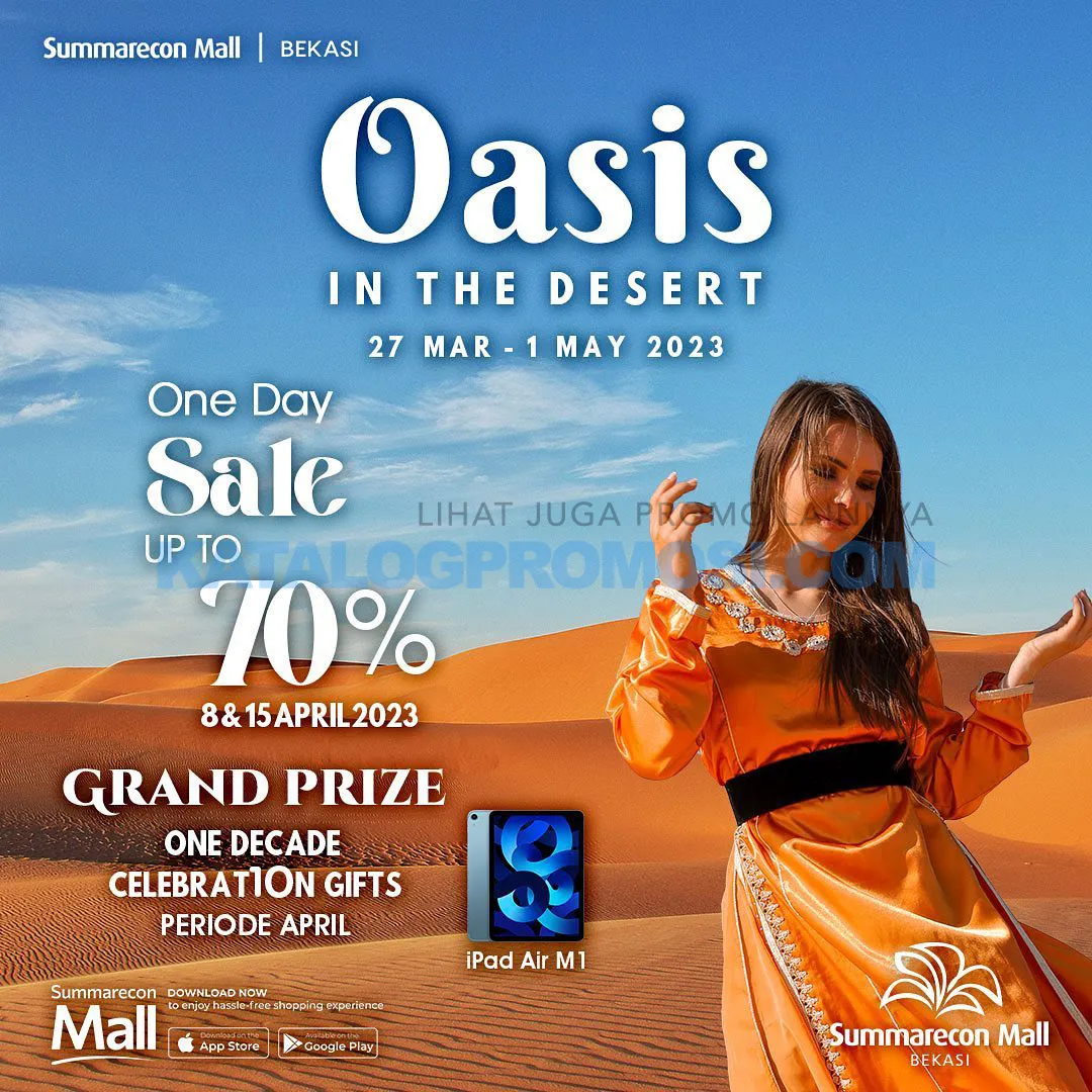 Summarecon Mall Bekasi ONE DAY SALE UP TO 70%