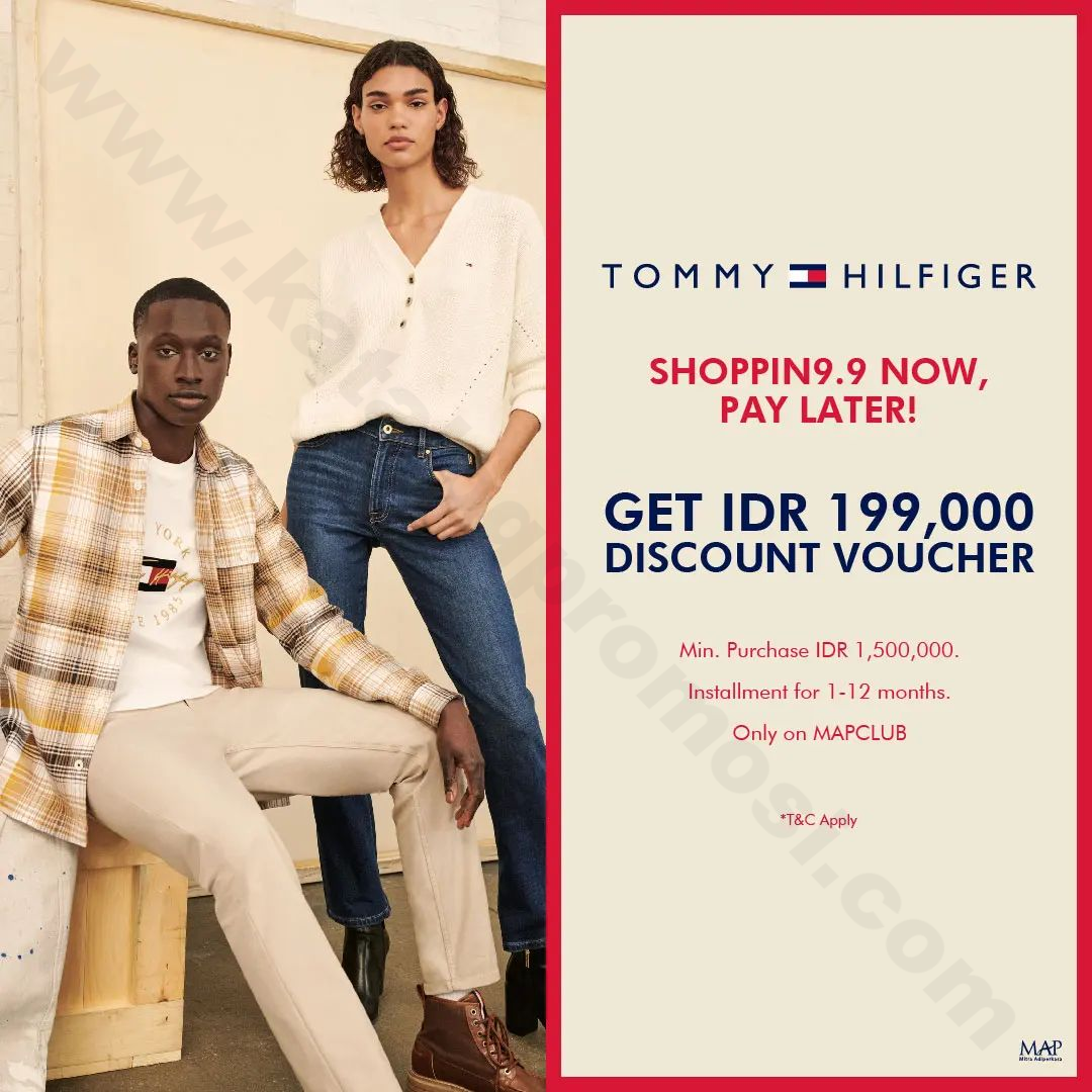 Tommy Hilfiger Promo MAPCLUB Shoppin9.9 Now Pay Later - Discount