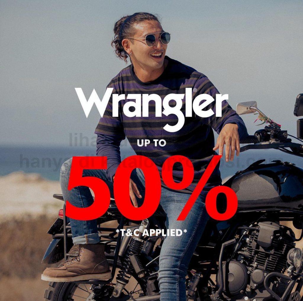 Promo WRANGLER SALE DISCOUNT up to 50 off