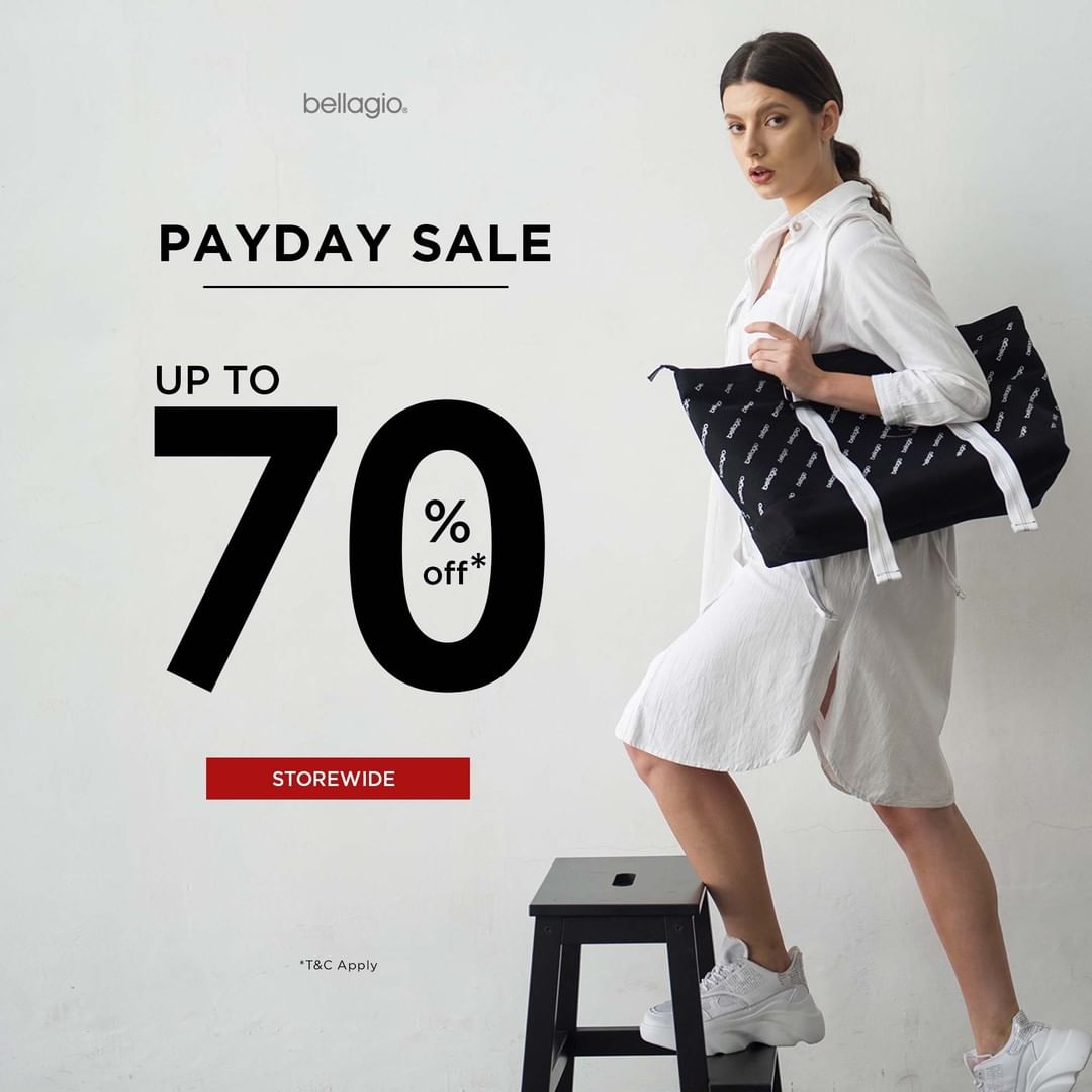 Promo BELLAGIO PAYDAY SALE - DISCOUNT up to 70% off