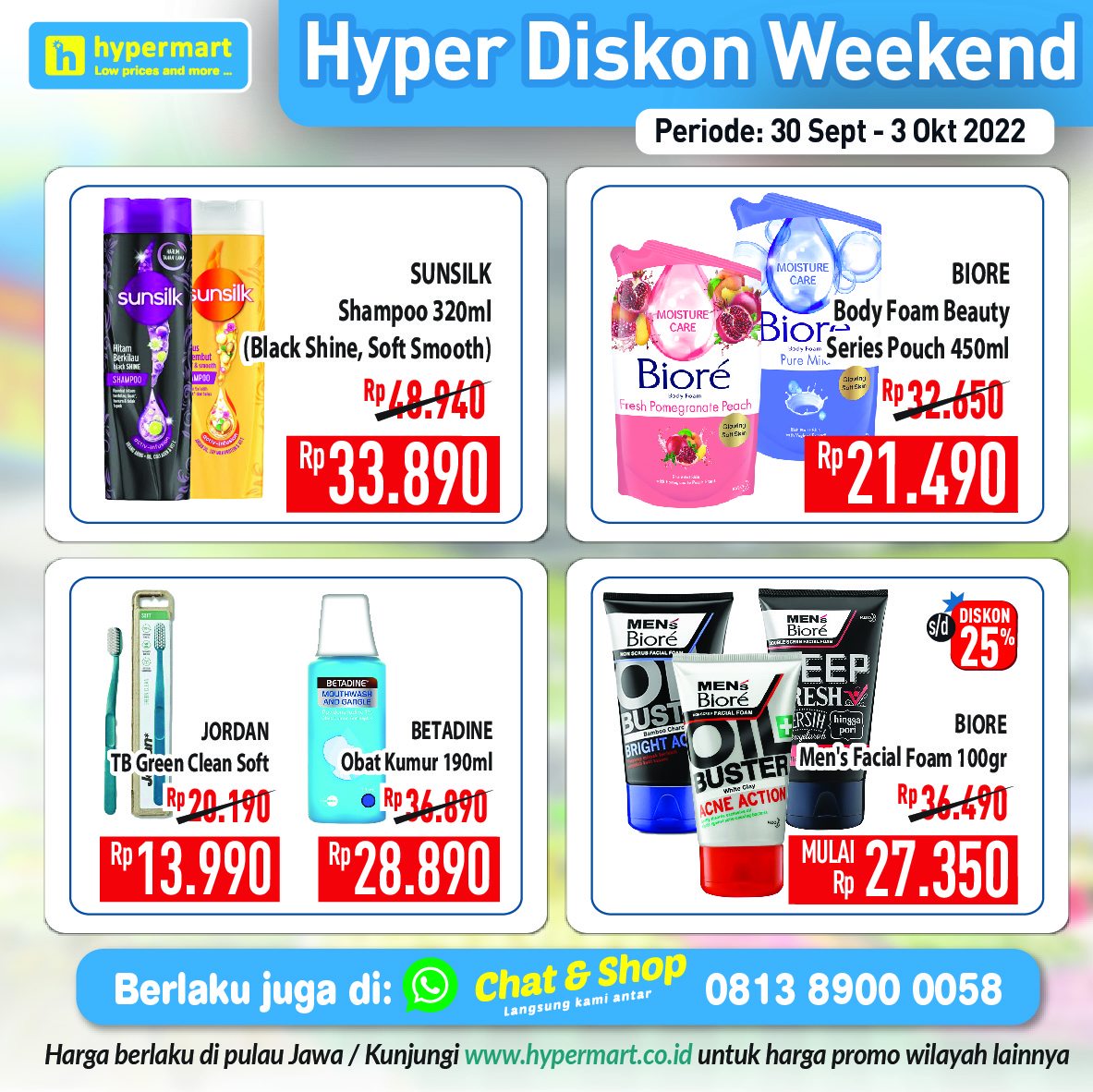 Promo Hypermart JSM Katalog Weekend periode 30 September - 03 Oktober 2022