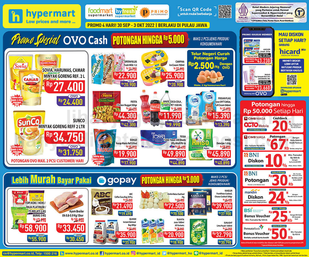 Promo Hypermart JSM Katalog Weekend periode 30 September - 03 Oktober 2022