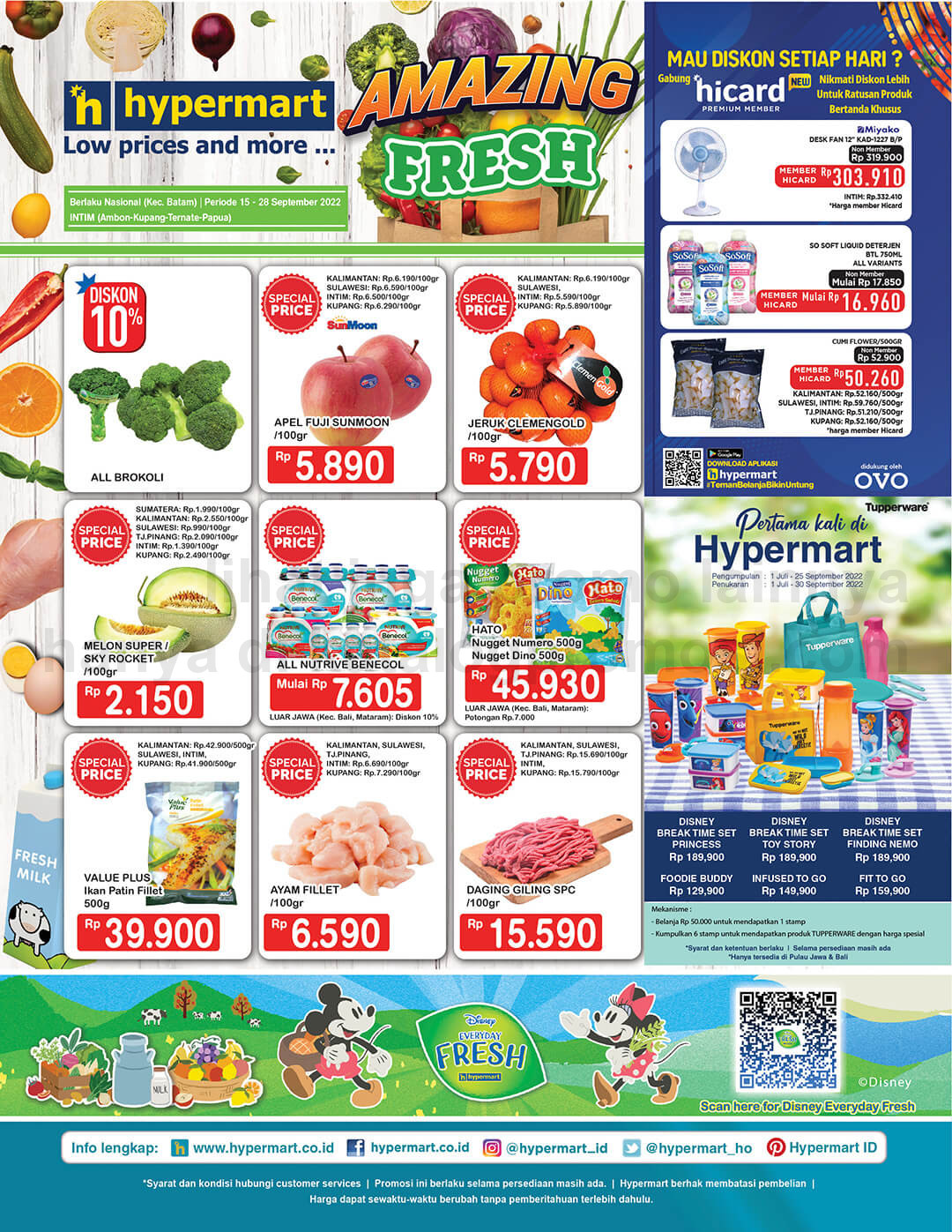 Promo Hypermart Katalog Belanja Mingguan periode 15-28 September 2022