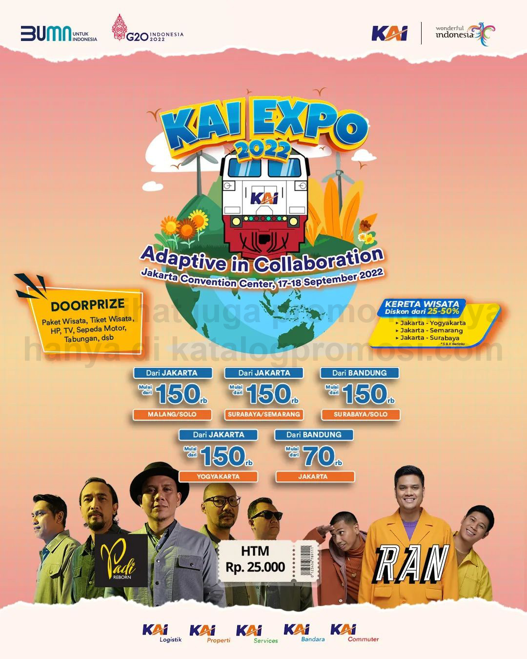 KAI EXPO 2022 mulai tanggal 17-18 September 2022 di Hall B, Jakarta Convention Center