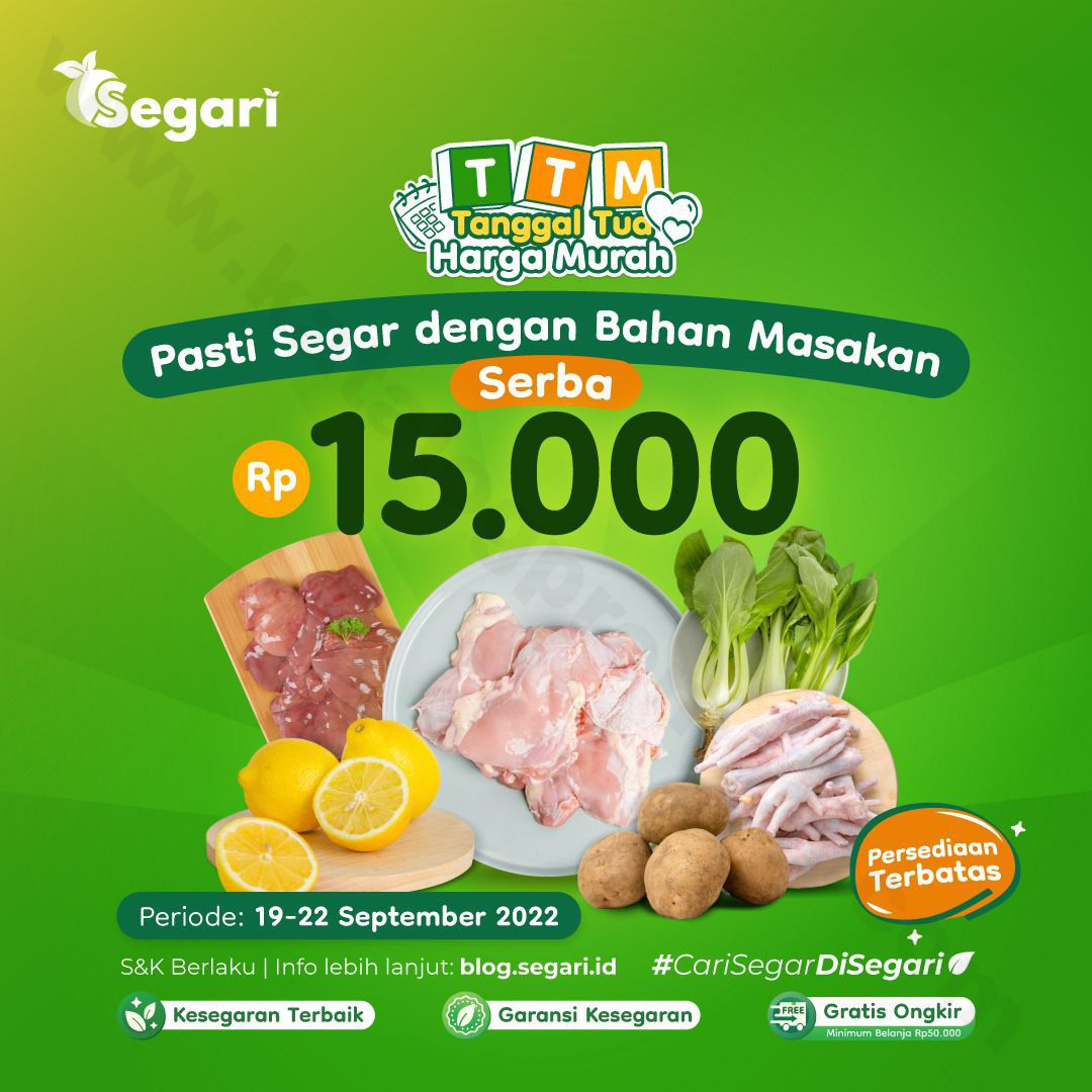 Segari Ttm Tanggal Tua Harga Murah Pasti Segar Dengan Bahan Masakan