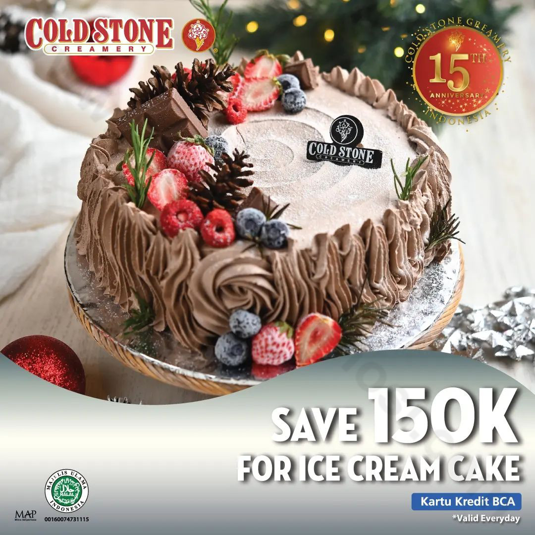 COLD STONE Promo HEMAT 150K Ice Cream Cake dengan Kartu Kredit BCA*