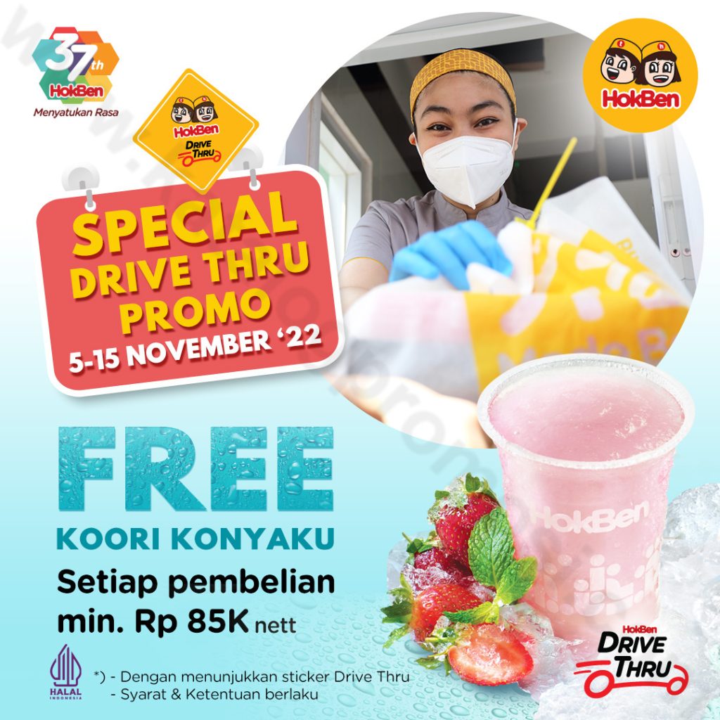 Promo Hokben Special Drive Thru Gratis Koori Konyaku Sopasti Com