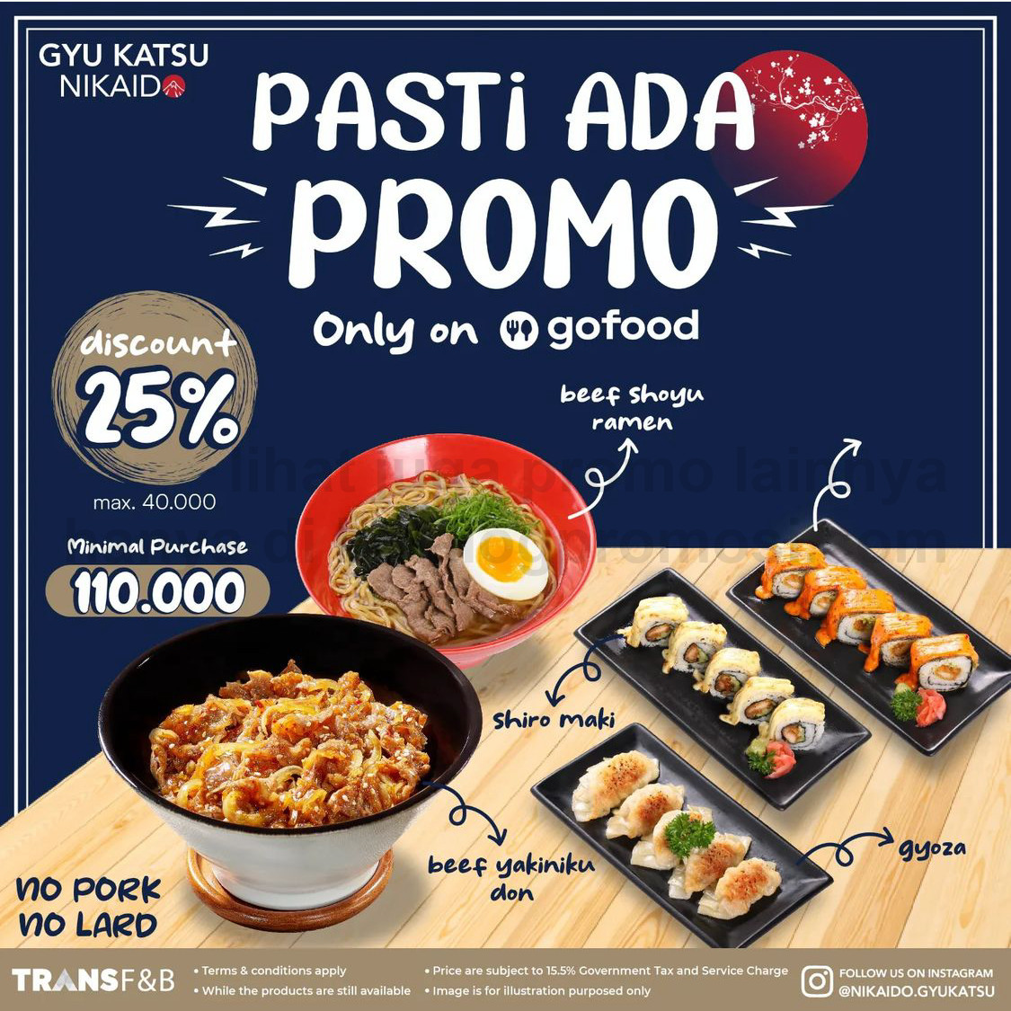 Promo NIKAIDO GYUKATSU DISKON 25% khusus pemesanan via GOFOOD