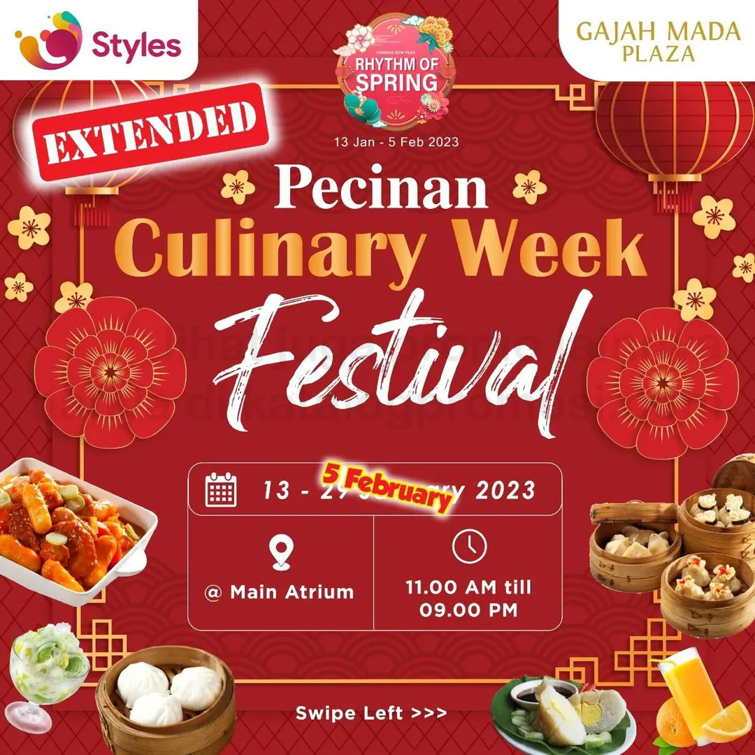GAJAH MADA PLAZA mempersembahkan Pecinan Culinary Week Festival