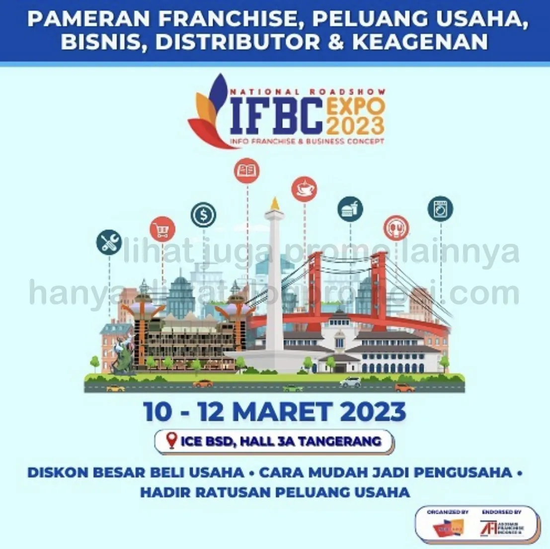 INFO FRANCHISE & BUSINESS CONCEPT (IFBC) 2023 JAKARTA - Pameran Franchise & Peluang Usaha Terkini