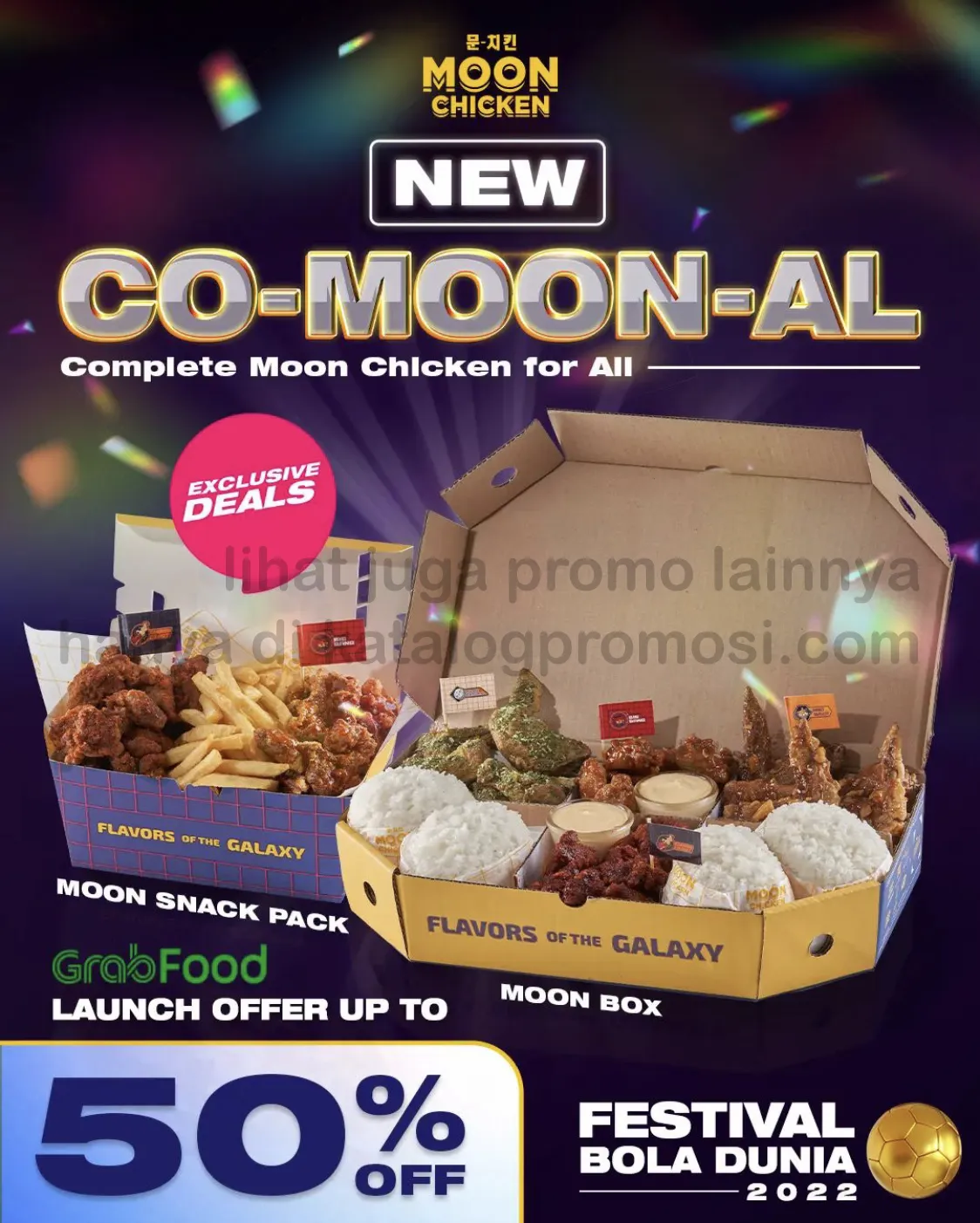 Promo MOON CHICKEN GRABFOOD Paket Co-Moon-Al - DISKON hingga 50%
