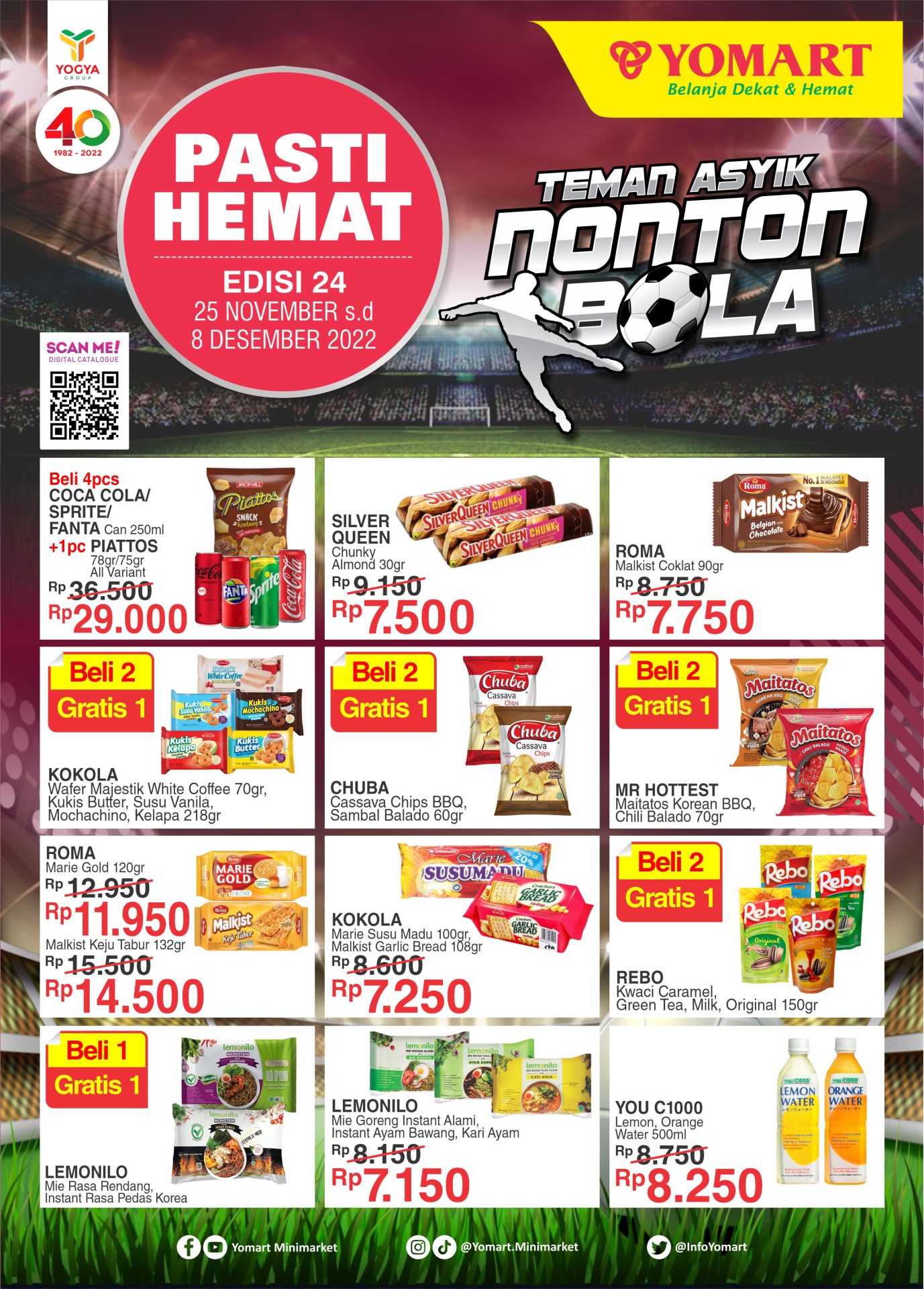Katalog Yomart Minimarket Promo Mingguan periode 25 November - 08 Desember 2022