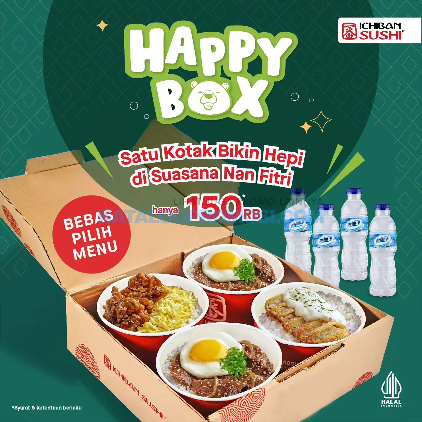 Promo ICHIBAN SUSHI PAKET HAPPY BOX
